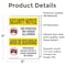 Signmission No Photos Or Video Bilingual OSHA Security Notice Sign, Vinyl Decal, 5in W x 7in L, 2PK OS-2PACK-SN-D-57-L-11618 - alternate 4